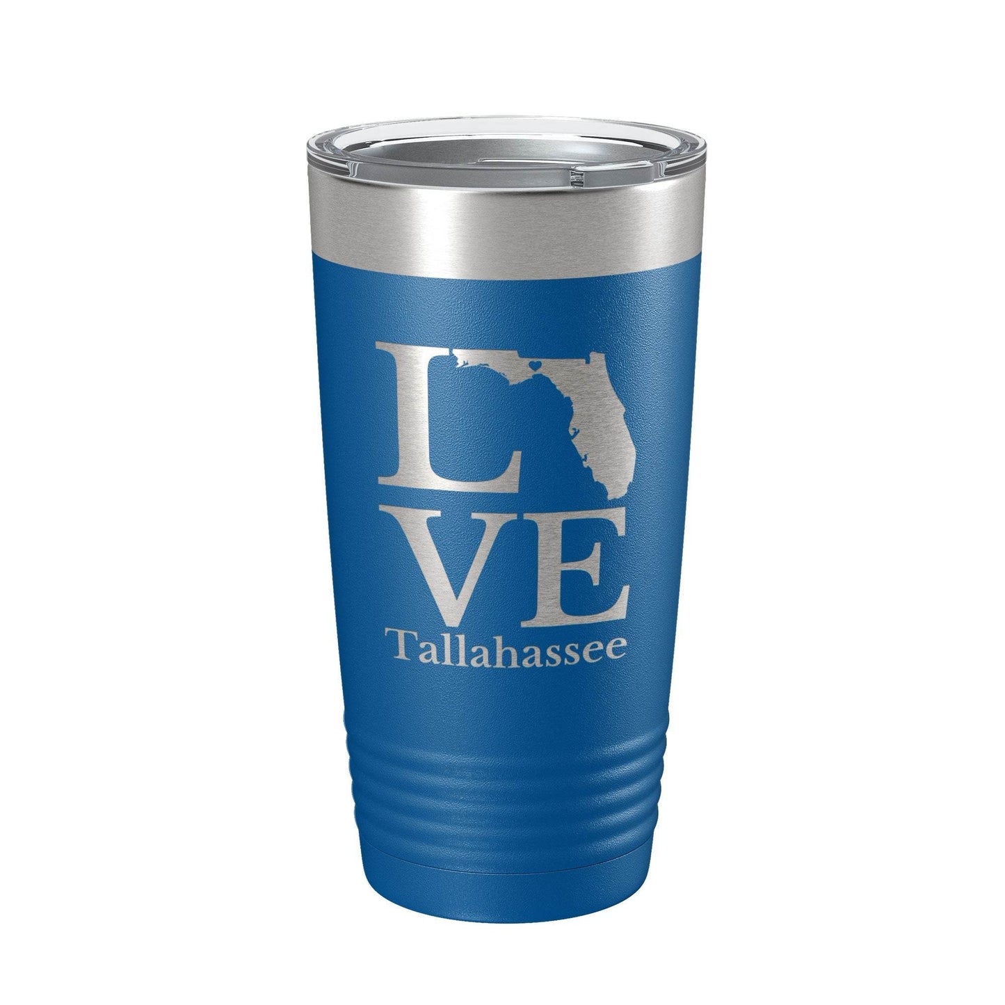 Tallahassee FL Love Tumbler Travel Mug Insulated Laser Engraved Coffee Cup Florida Gift 20 oz - Soul threadssoulthreads25