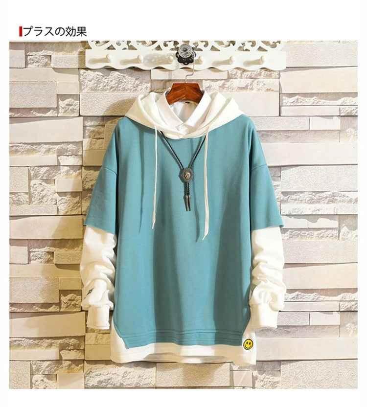 5XL Hoodies Sweatshirts Men Fake 2PAC Cotton Hooded Japanese Style Sweatshirt Mens Hip Hop Brown Causal Hoodiee Xxxtentacion - Soul threadssoulthreads25