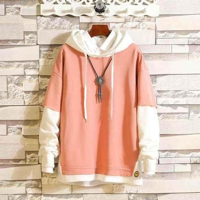 5XL Hoodies Sweatshirts Men Fake 2PAC Cotton Hooded Japanese Style Sweatshirt Mens Hip Hop Brown Causal Hoodiee Xxxtentacion - Soul threadssoulthreads25