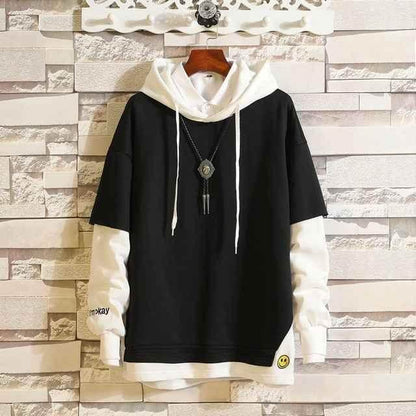 5XL Hoodies Sweatshirts Men Fake 2PAC Cotton Hooded Japanese Style Sweatshirt Mens Hip Hop Brown Causal Hoodiee Xxxtentacion - Soul threadssoulthreads25