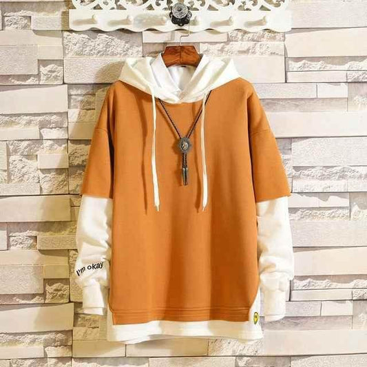 5XL Hoodies Sweatshirts Men Fake 2PAC Cotton Hooded Japanese Style Sweatshirt Mens Hip Hop Brown Causal Hoodiee Xxxtentacion - Soul threadssoulthreads25