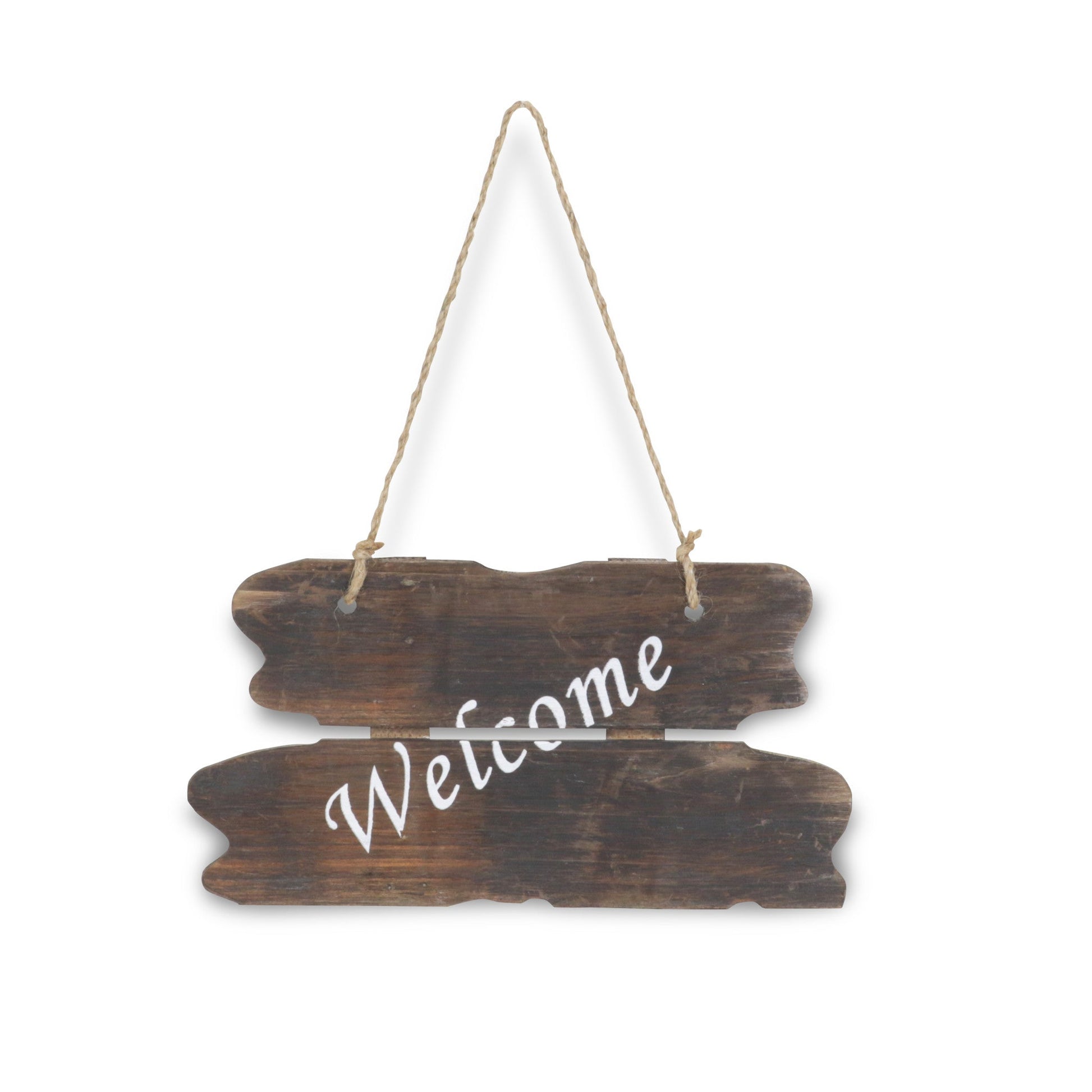 6" X 12" Brown Welcome Wood Wall Decor - Soul threadssoulthreads25