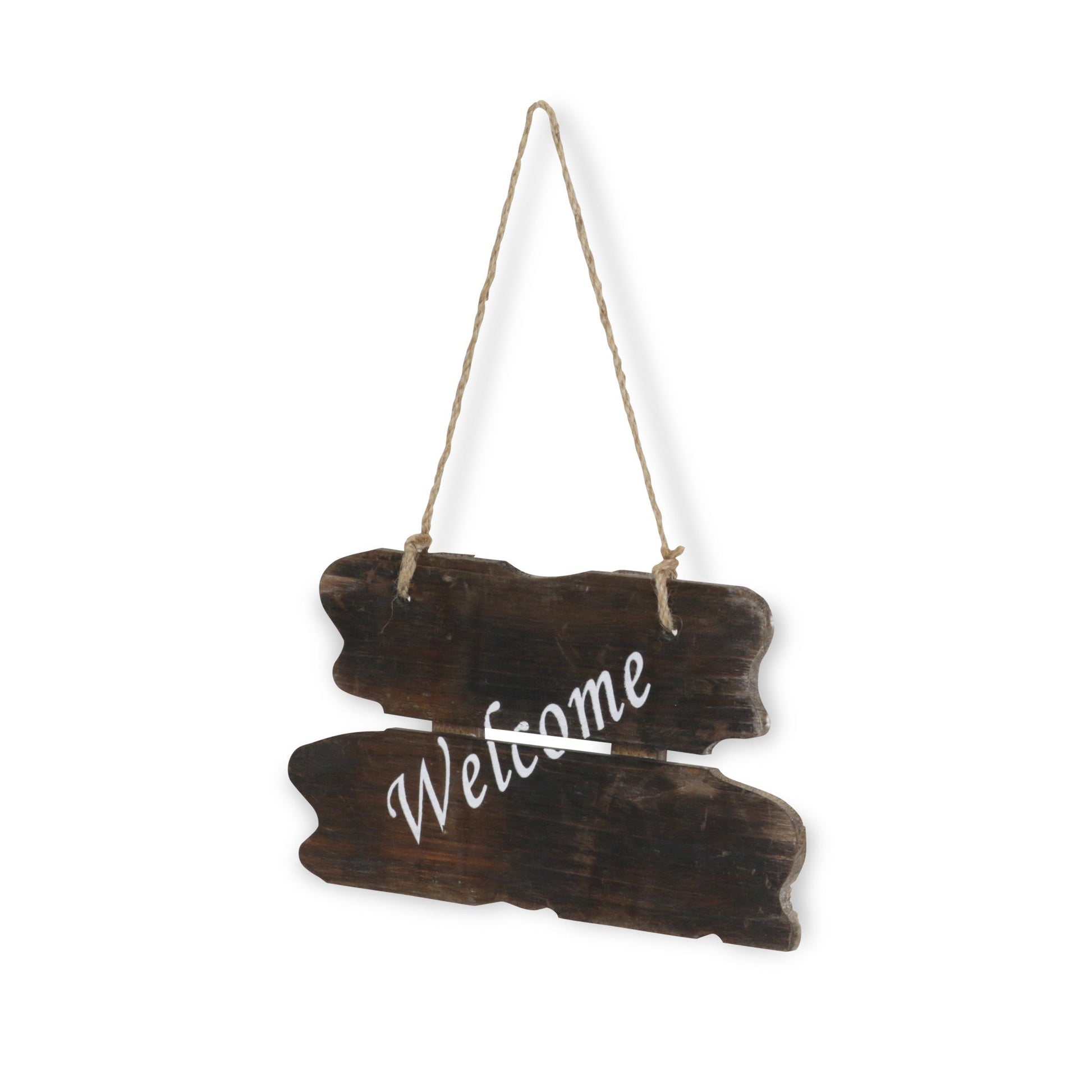 6" X 12" Brown Welcome Wood Wall Decor - Soul threadssoulthreads25