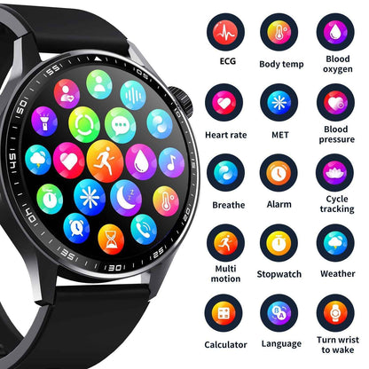 Advanced Health and Fitness Smartwatch with Tools to Manage Stress and Sleep, ECG App, SpO2, 24/7 Heart Rate - Soul threadssoulthreads25