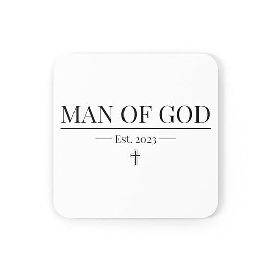 Decorative Coaster Set 4 - piece - Say it Soul - Man of God - Soul threadssoulthreads25