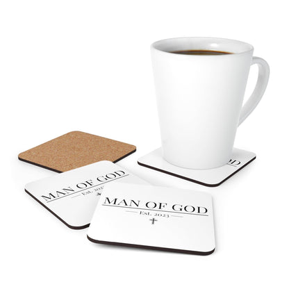 Decorative Coaster Set 4 - piece - Say it Soul - Man of God - Soul threadssoulthreads25
