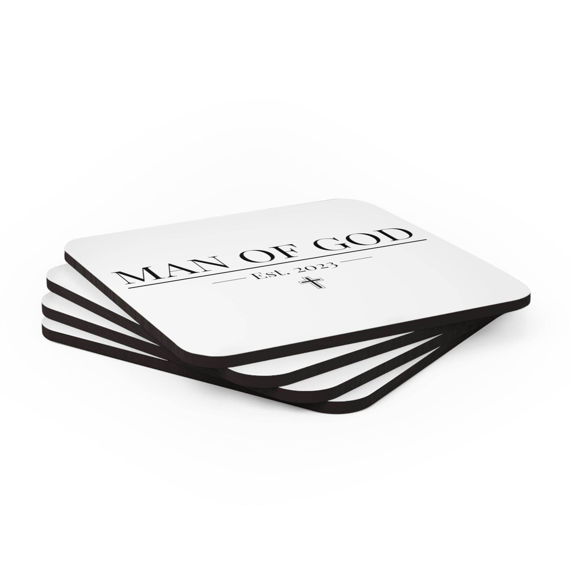 Decorative Coaster Set 4 - piece - Say it Soul - Man of God - Soul threadssoulthreads25