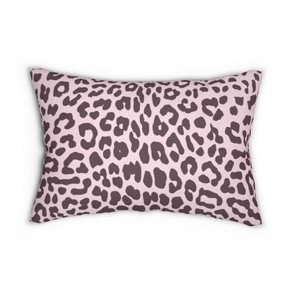 Decorative Lumbar Throw Pillow - Leopard - Pink/black - Soul threadssoulthreads25