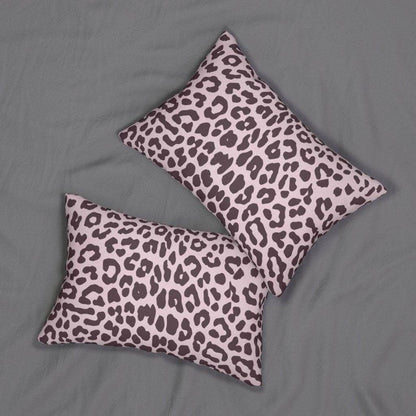 Decorative Lumbar Throw Pillow - Leopard - Pink/black - Soul threadssoulthreads25