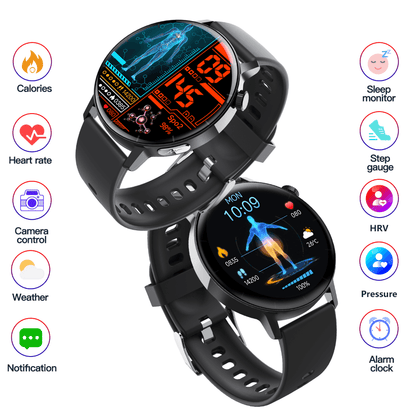 ECG monitor Smart Watch Non Invasive Blood Glucose Smart Watch with Blood Component Analysis - Soul threadssoulthreads25