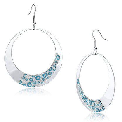 LO2728 - Rhodium Iron Earrings with No Stone - Soul threadssoulthreads25