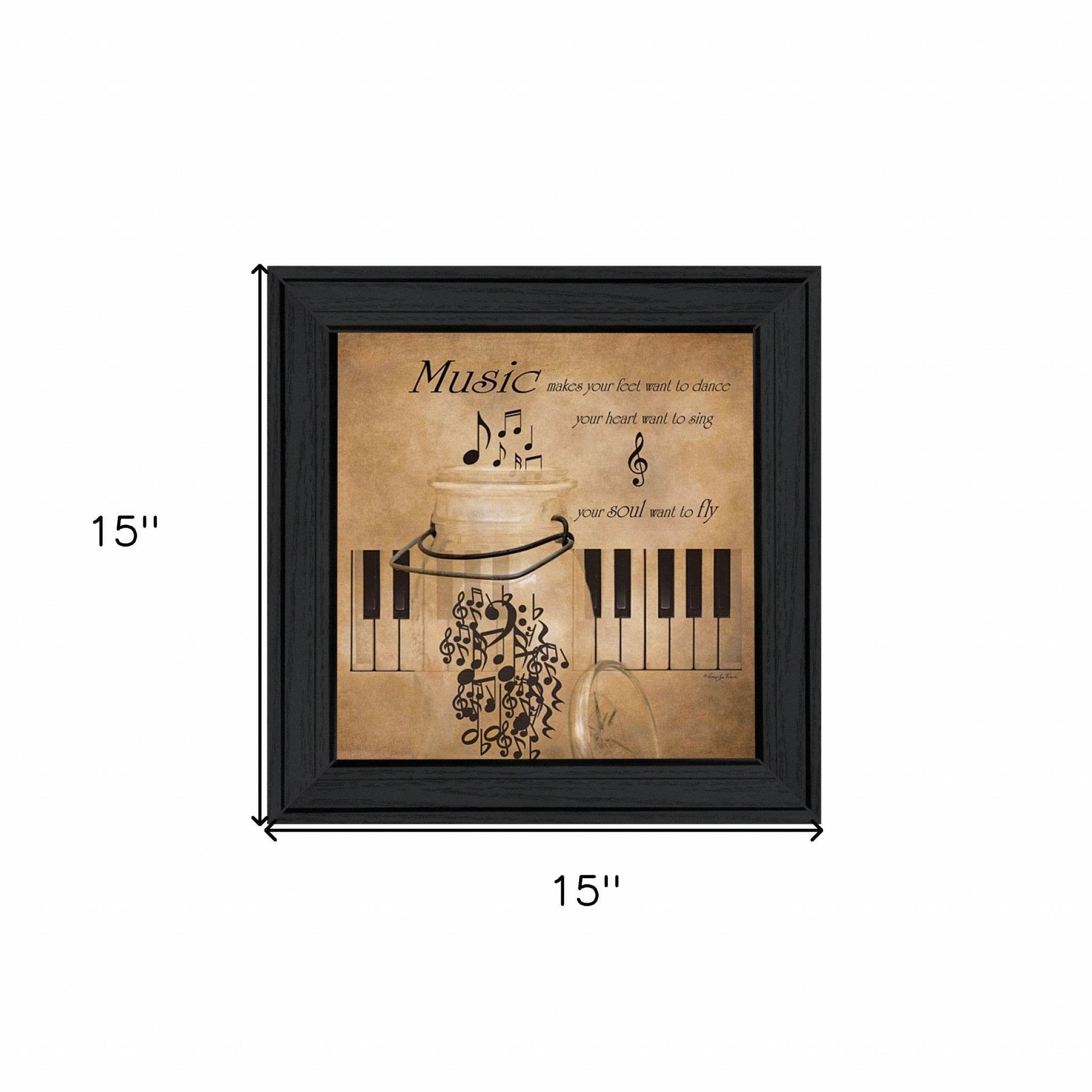 Music 3 Black Framed Print Wall Art - Soul threadssoulthreads25