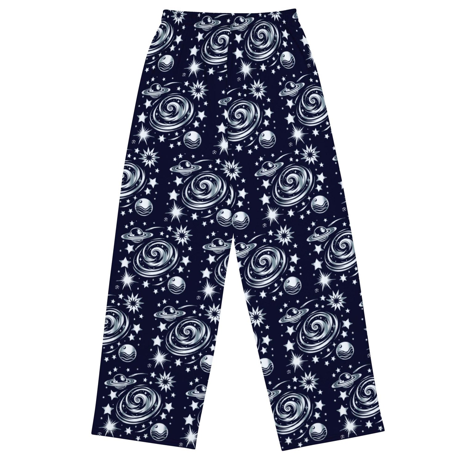 All-over Print Wide-Leg Pants for Unisex Fashion - Soul threads