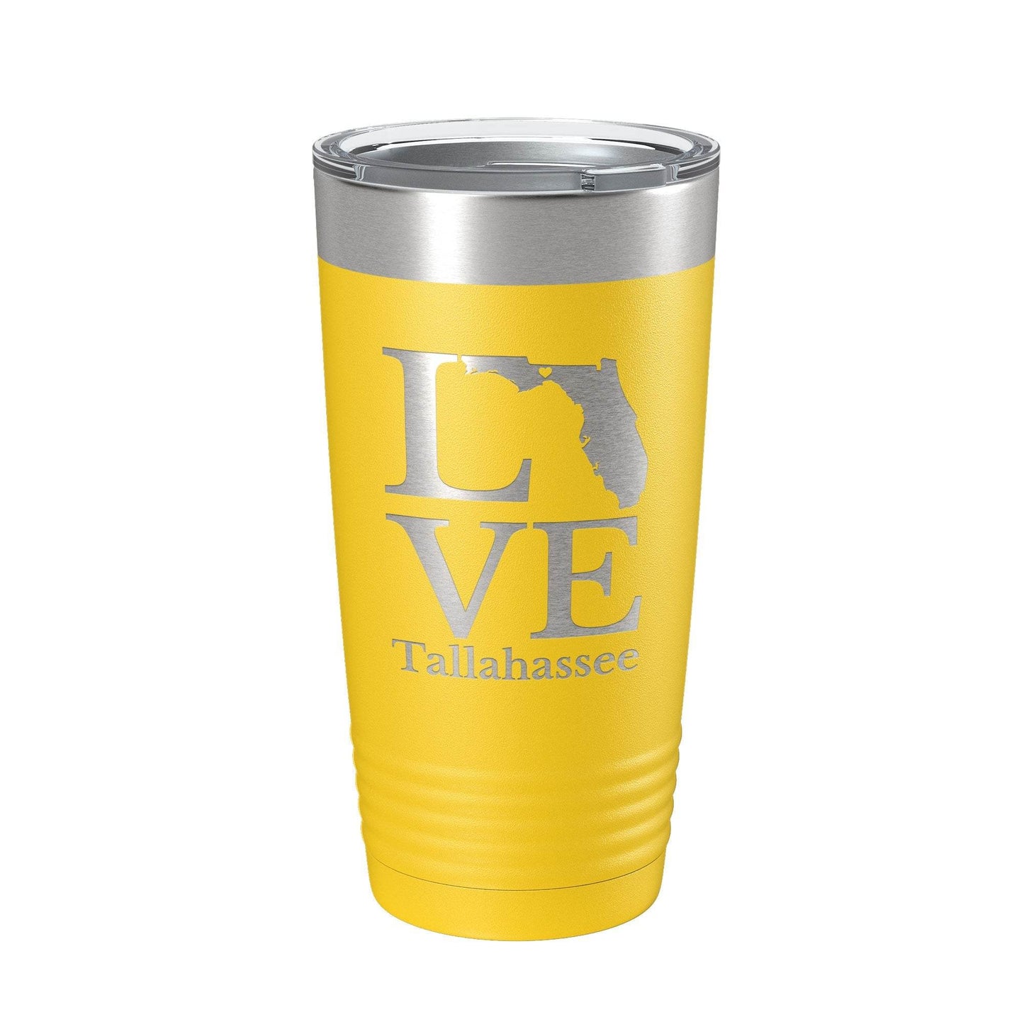 Tallahassee FL Love Tumbler Travel Mug Insulated Laser Engraved Coffee Cup Florida Gift 20 oz - Soul threadssoulthreads25