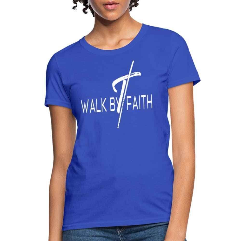 Womens Graphic T-shirt - Walk by Faith Graphic Tee - Soul threadssoulthreads25