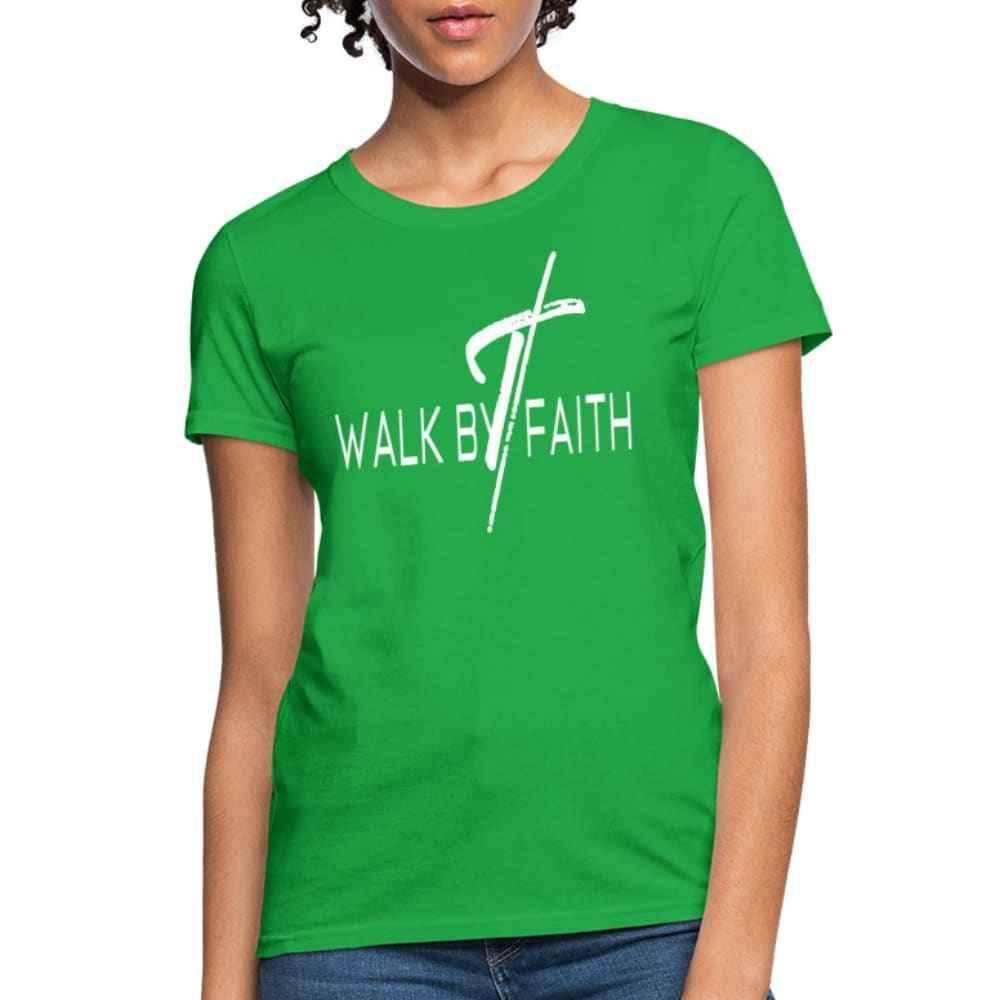 Womens Graphic T-shirt - Walk by Faith Graphic Tee - Soul threadssoulthreads25