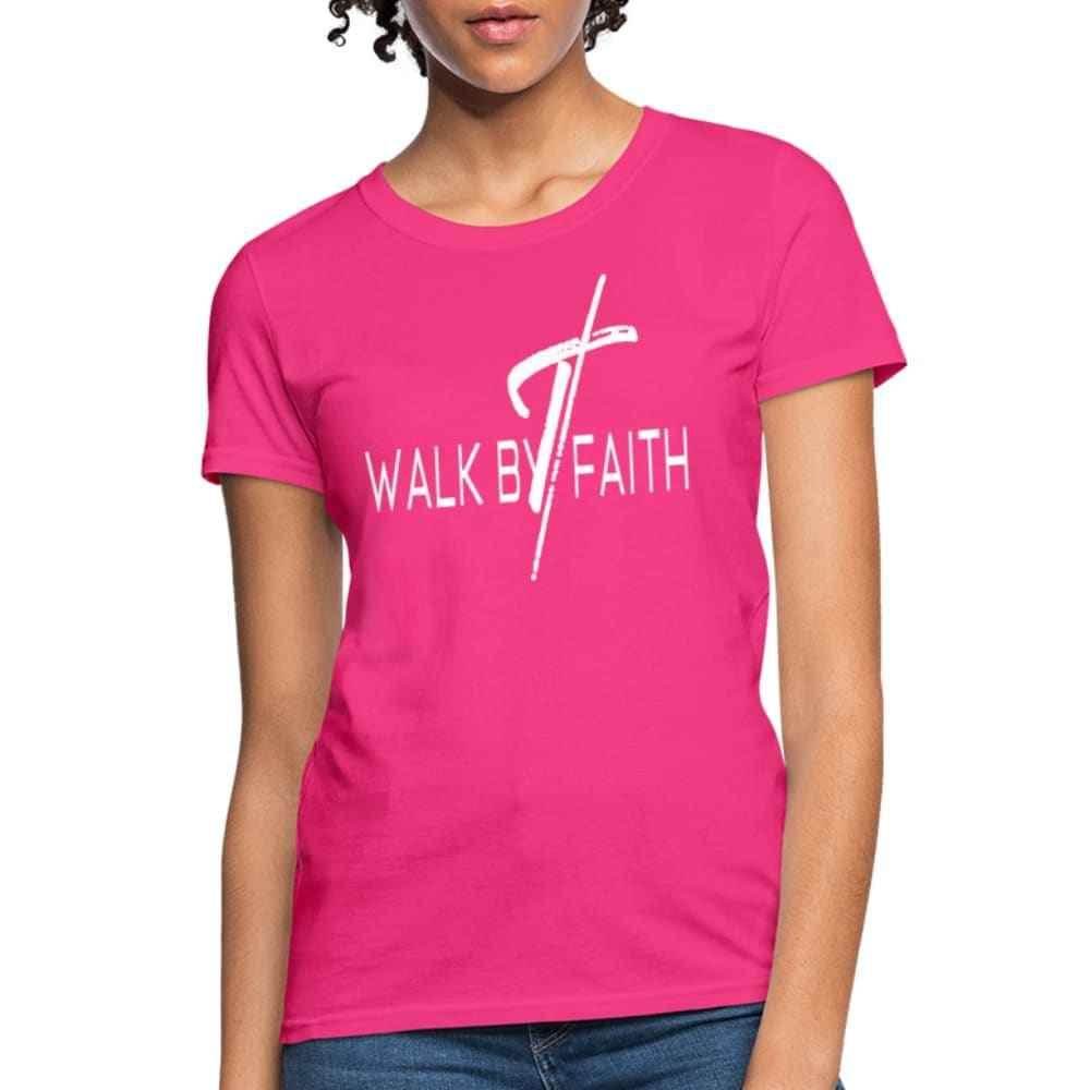 Womens Graphic T-shirt - Walk by Faith Graphic Tee - Soul threadssoulthreads25